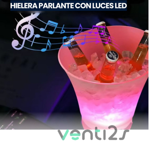 HIELERA COOL - Bebidas frías y música a la vez !